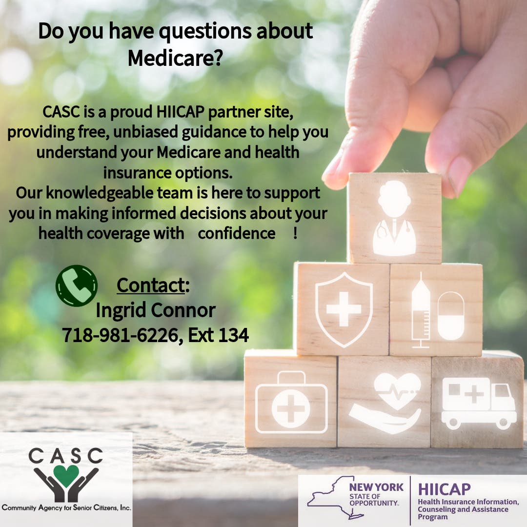 CASC: HIICAP (Medicare Counseling Assistance)