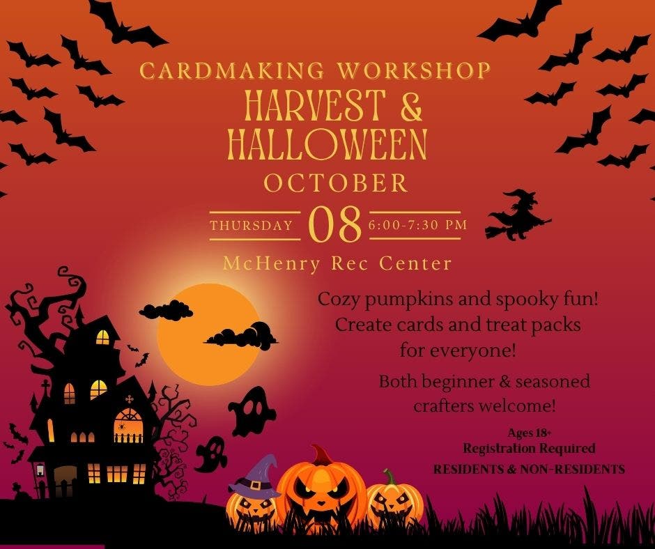 Harvest & Halloween Cardmaking Workshop