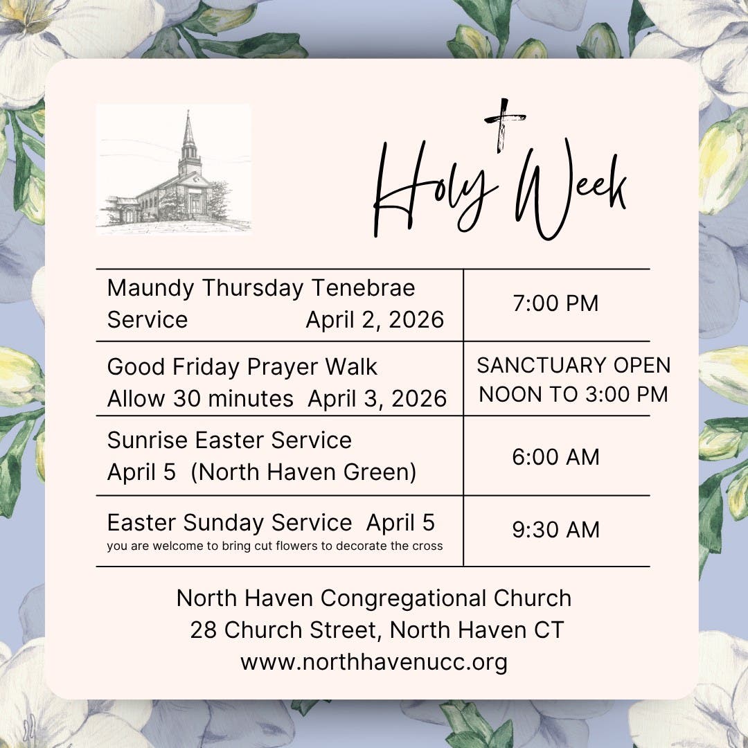 Holy Week Events