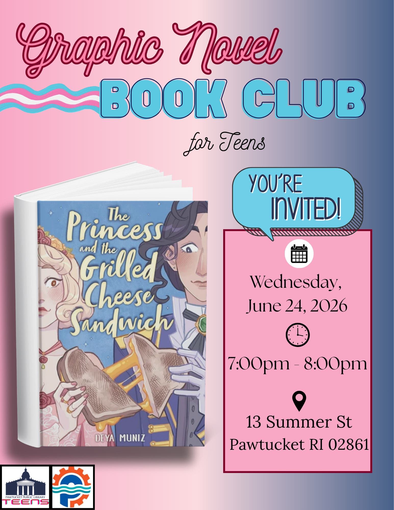 Teen Center Graphic Novel Book Club