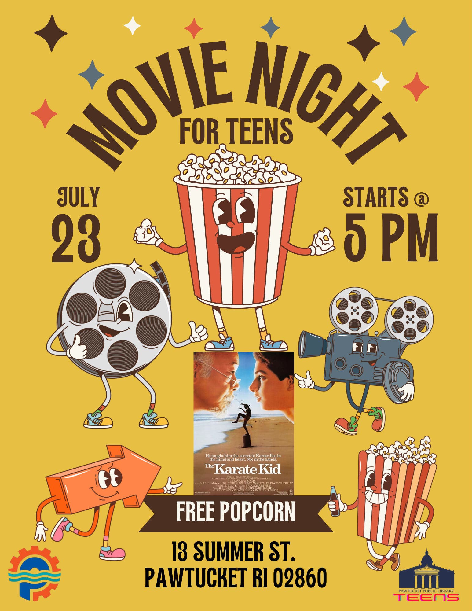 July Old School Movie Night for Teens