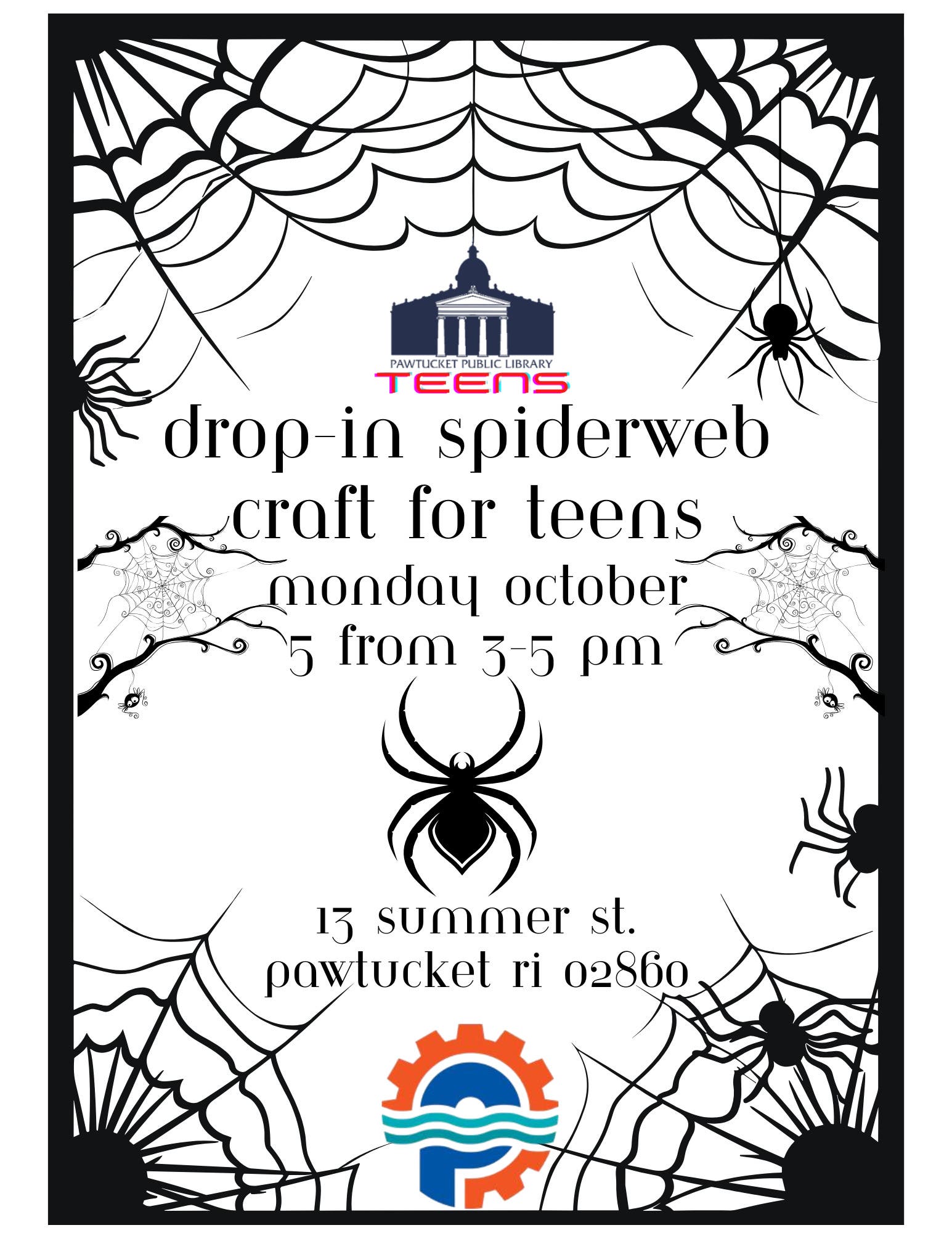 Drop-In Spiderweb Craft for Teens