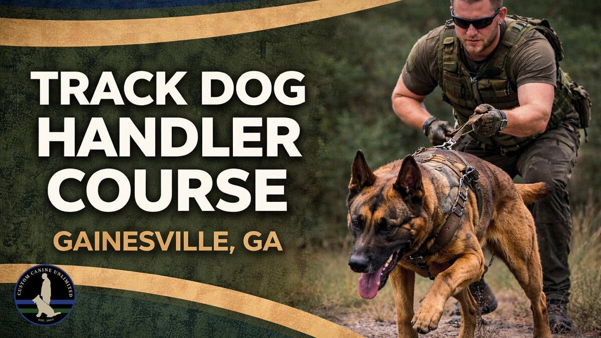 Tracking Dog Handler Course Scheduled for April 27 in Gainesville