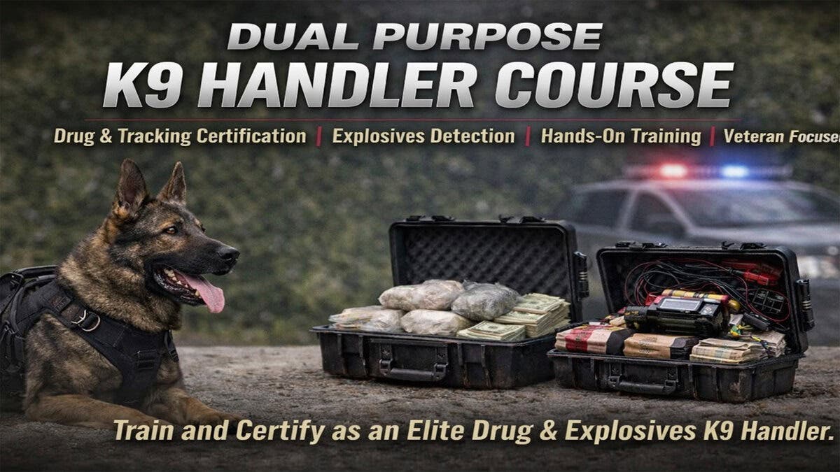 Dual Purpose K9 Handler Course | October 12, 2026