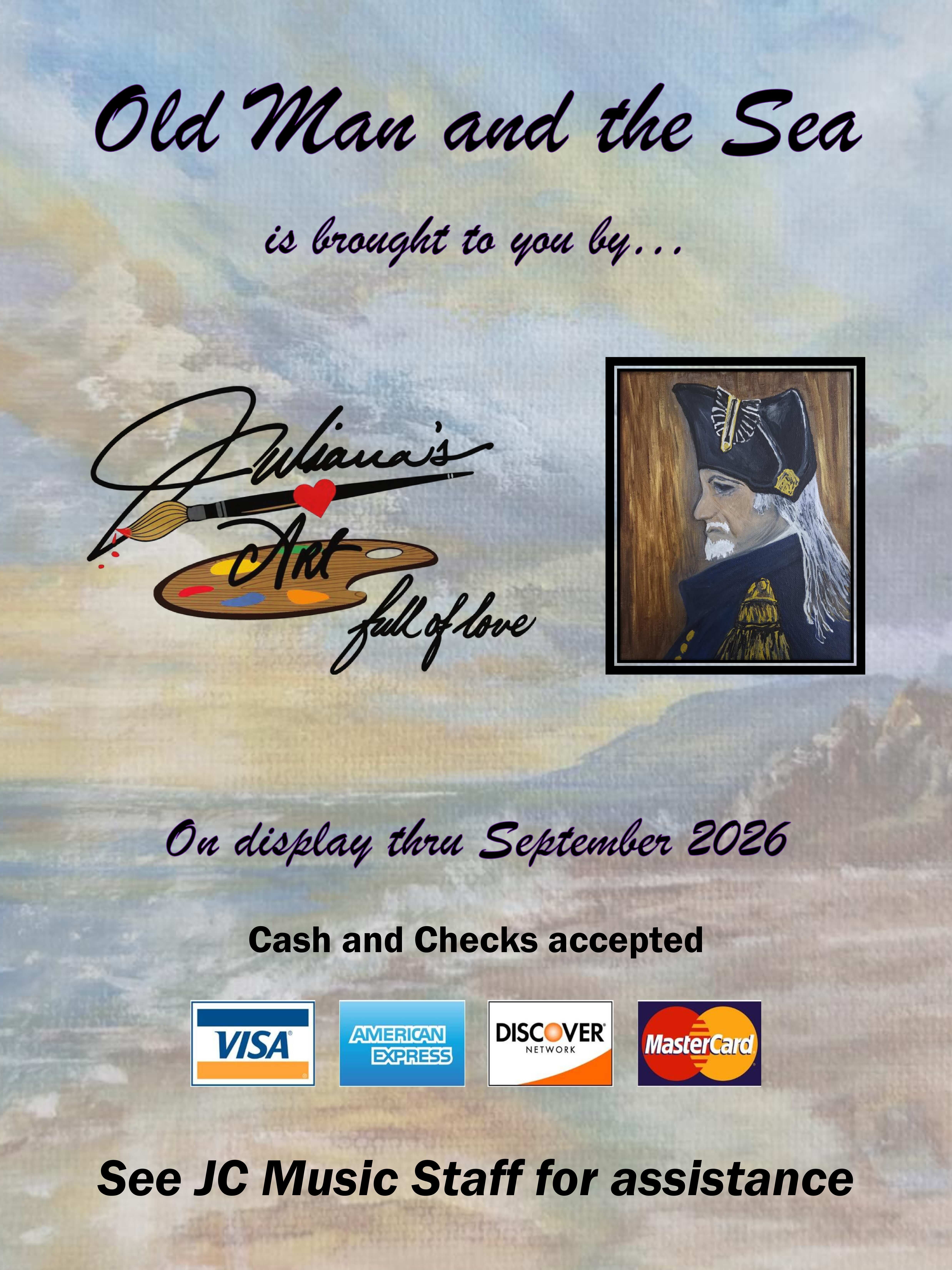 Juliana's Art Full of Love presents: Old Man and the Sea