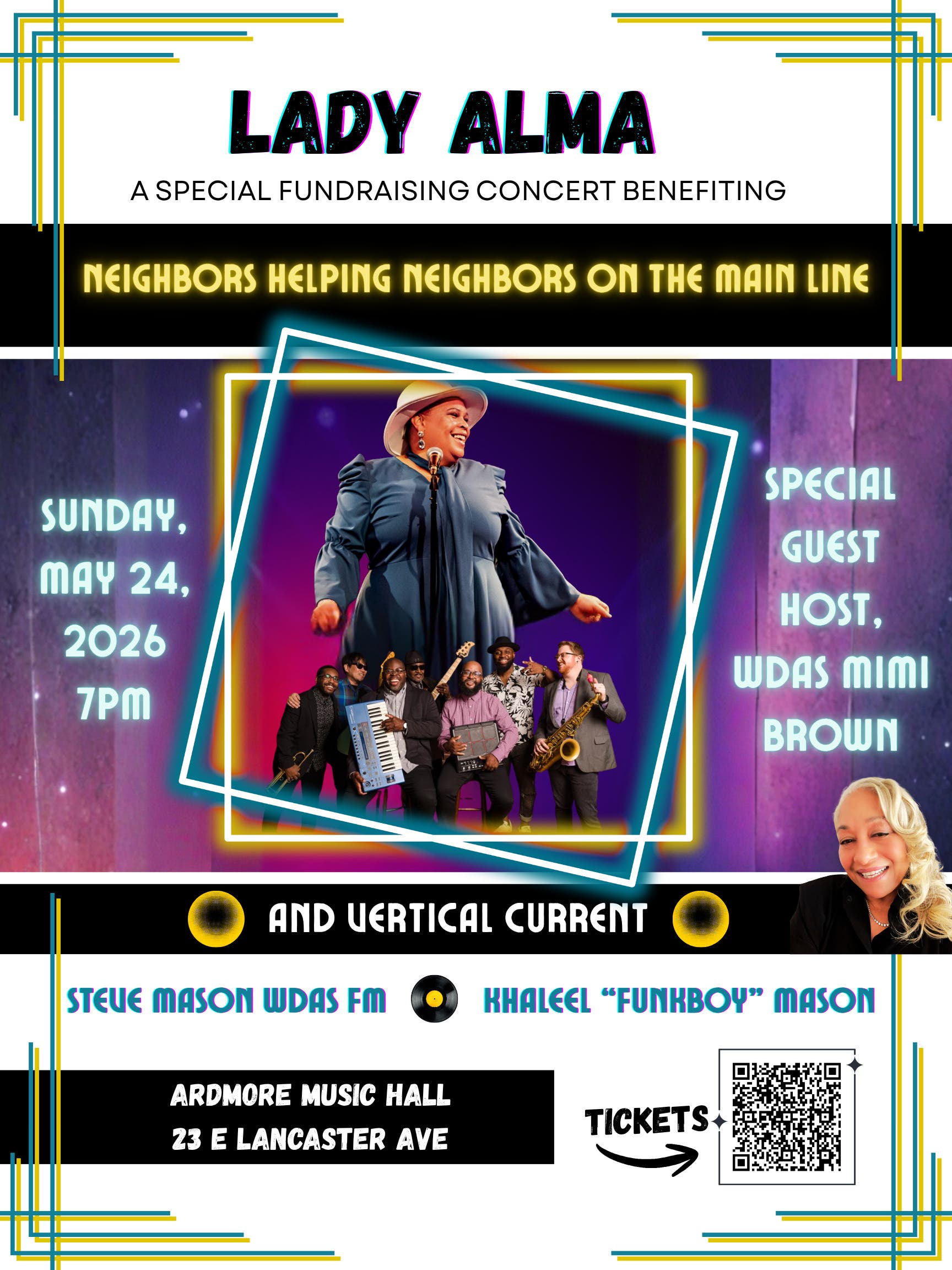 Lady Alma: A Special Concert Benefitting Neighbors Helping Neighbors on the Main Line