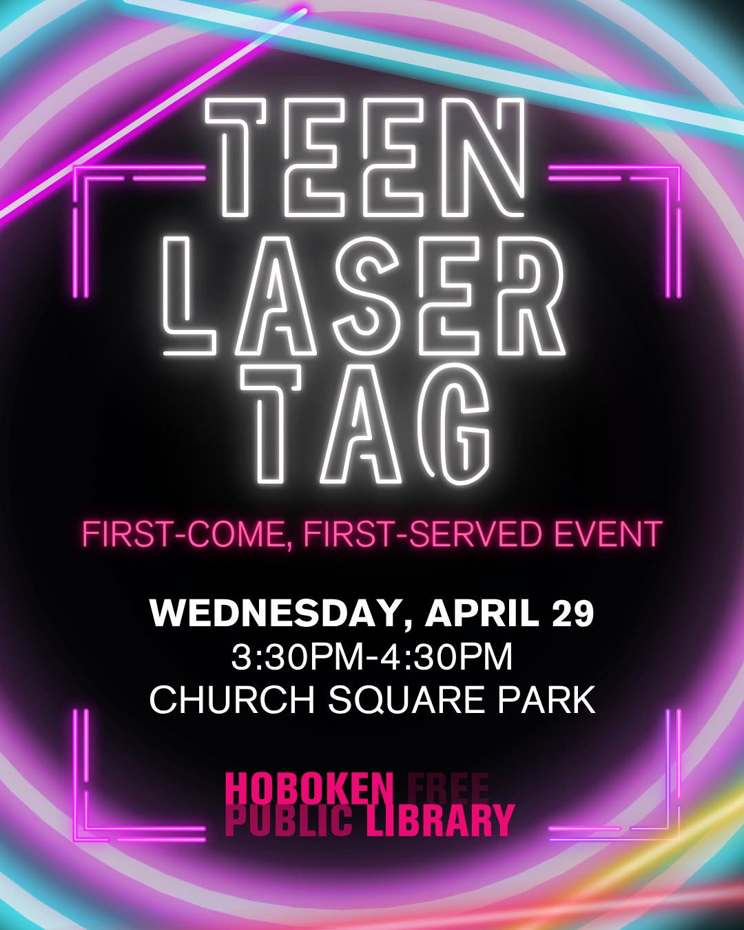 Hoboken Public Library presents Teen Laser Tag