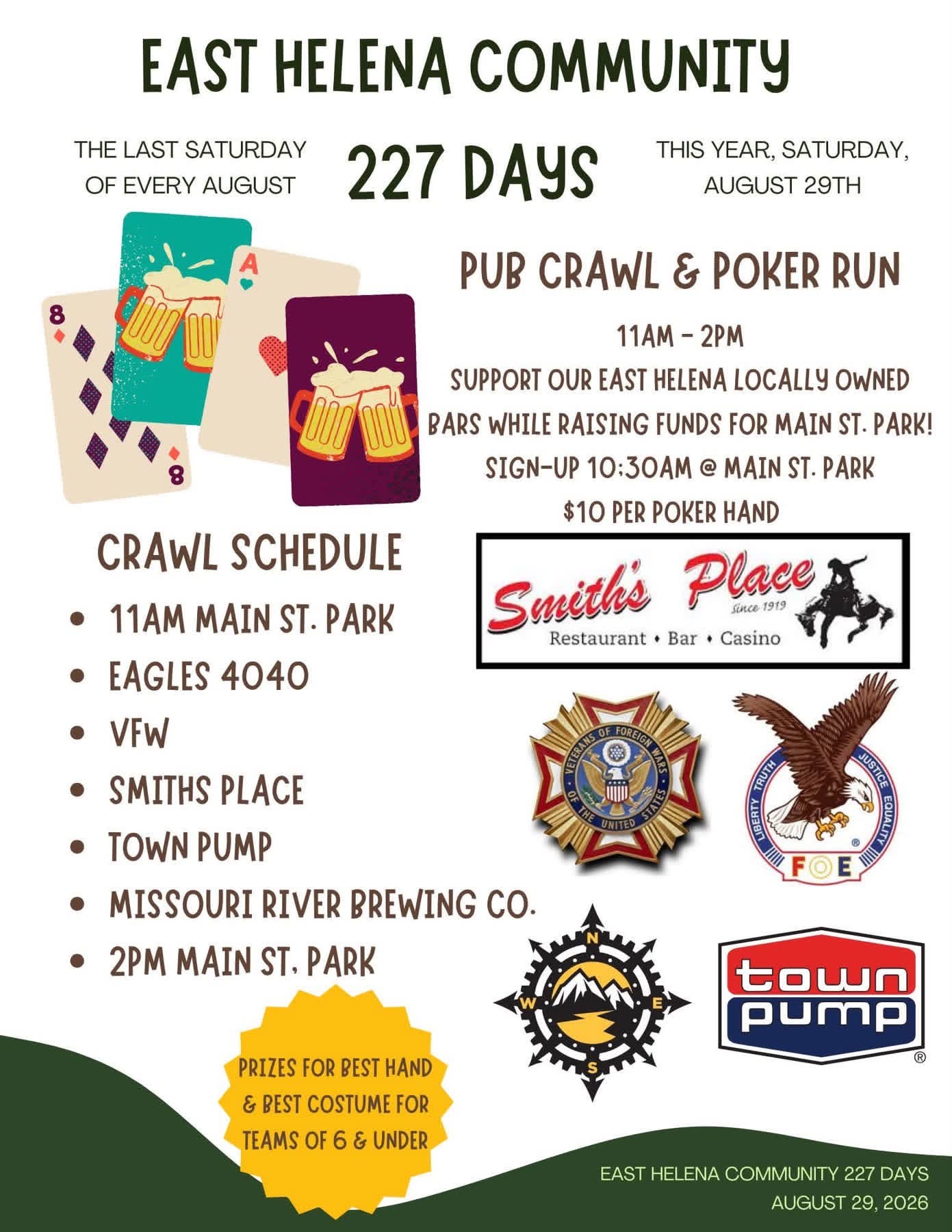 Pub Crawl Poker Run —- part of 227 Days
