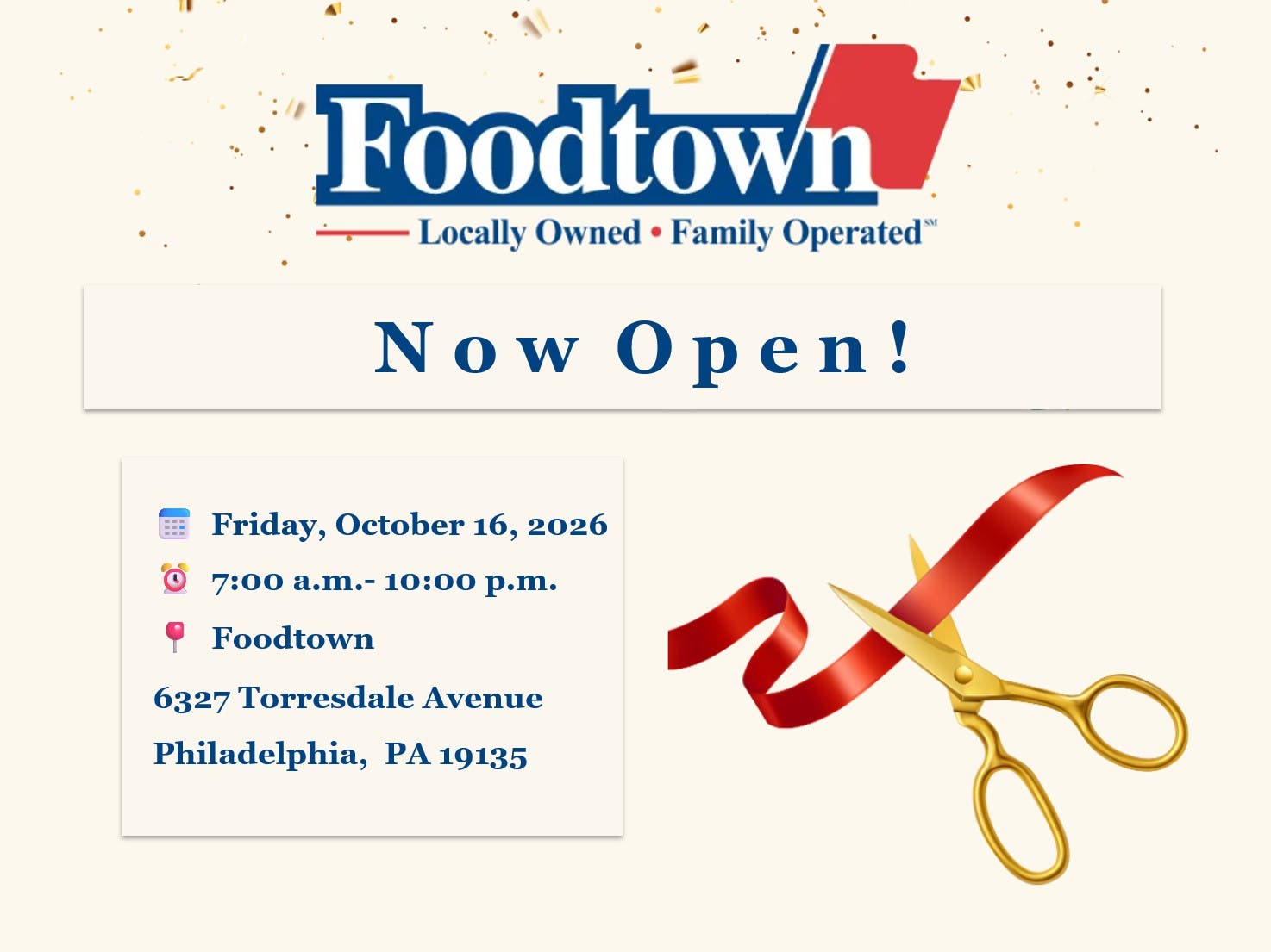 Foodtown of Tacony Now Open