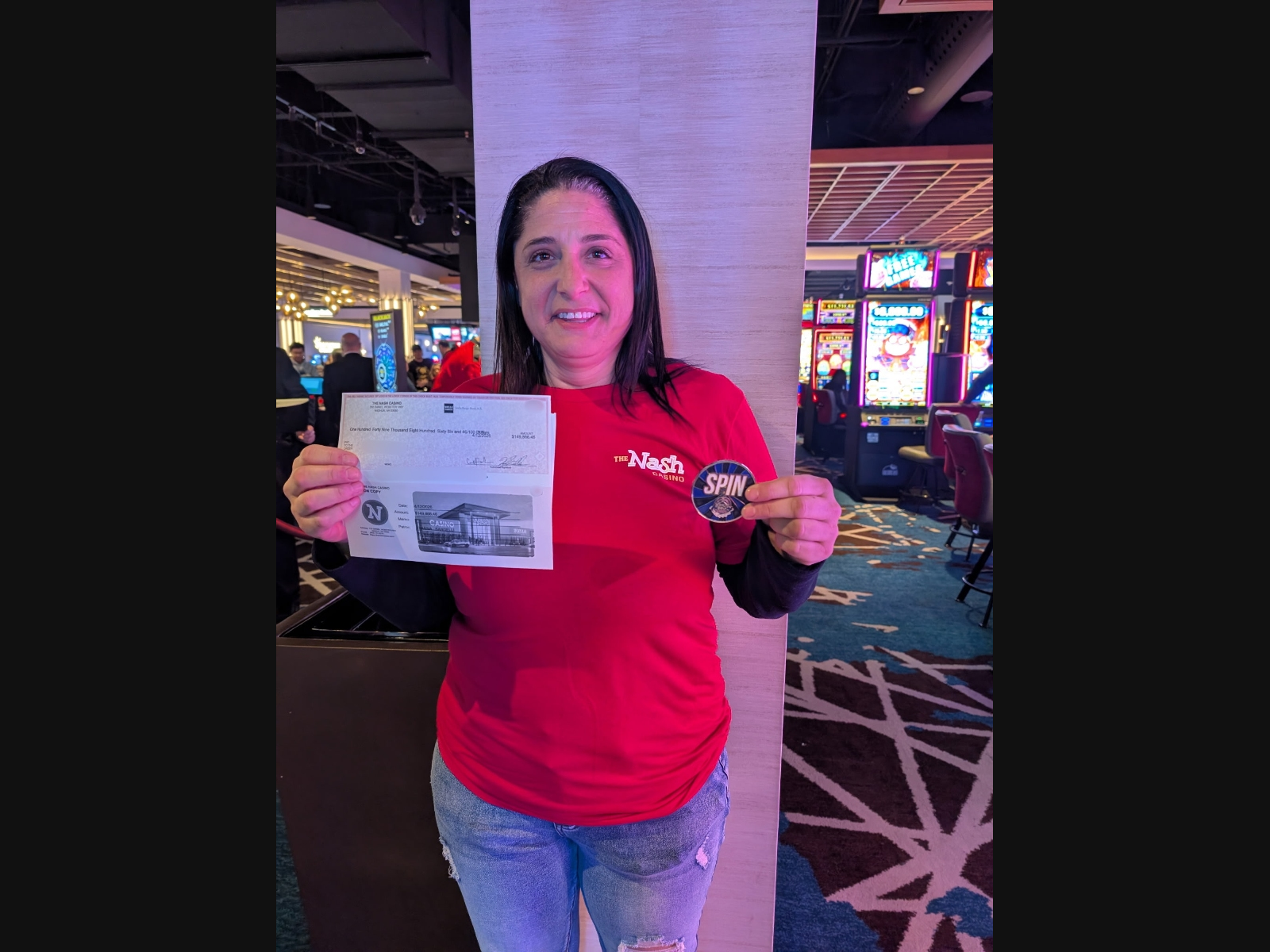 The Nash Casino, New Hampshire’s largest charitable gaming venue, awarded $198,508 to Lowell, Massachusetts resident and blackjack player Gianna Sandelli, who triggered the jackpot by placing an optional $5 side bet.