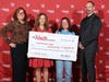 Pictured from left is The Nash Director of Communications & Charity Christine Latino, Londonderry High School PTSO President Suzy Smith, Vice President Angela Hughes and The Nash Director of Security Robert Page. 