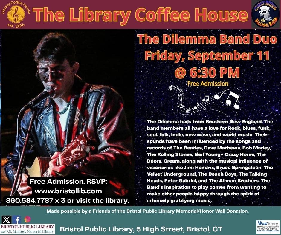 The Dilemma Band Duo @ The Library Coffee House