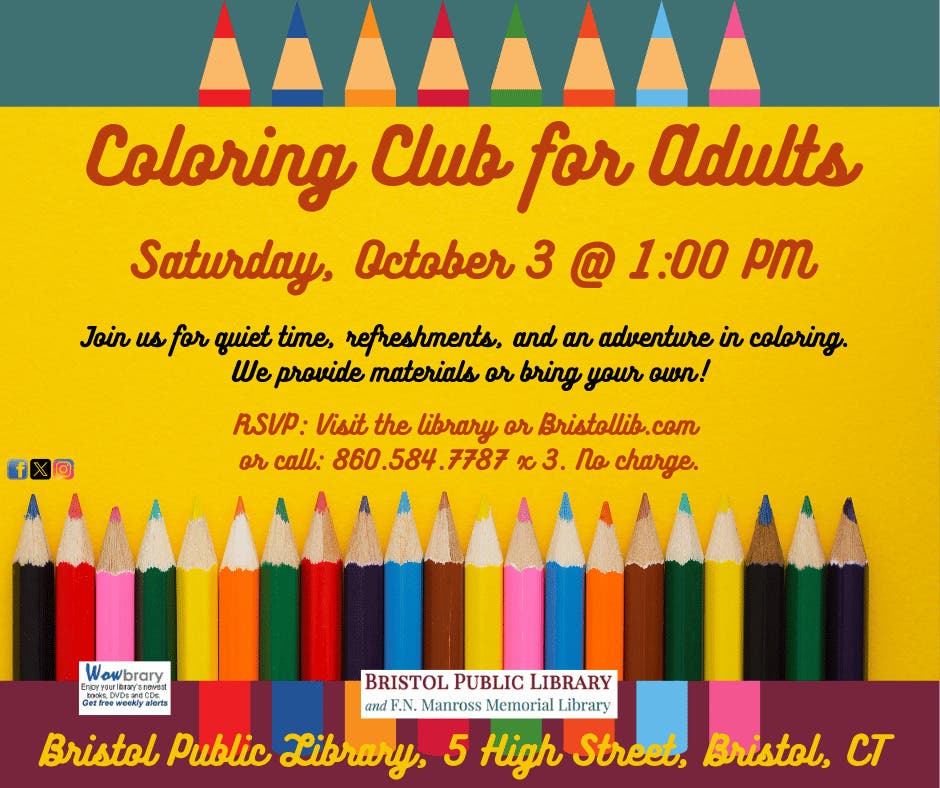 Coloring Club for Adults