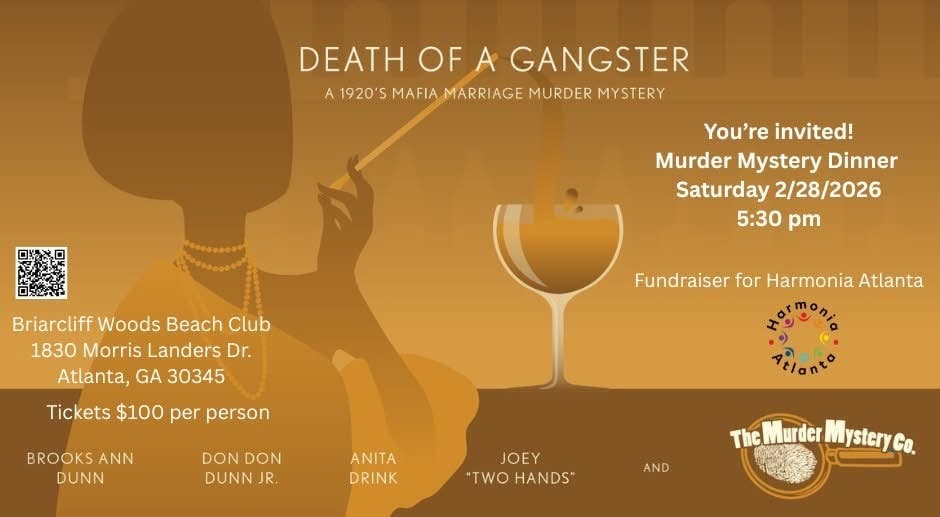 Murder Mystery Dinner Fundraiser for Harmonia Atlanta