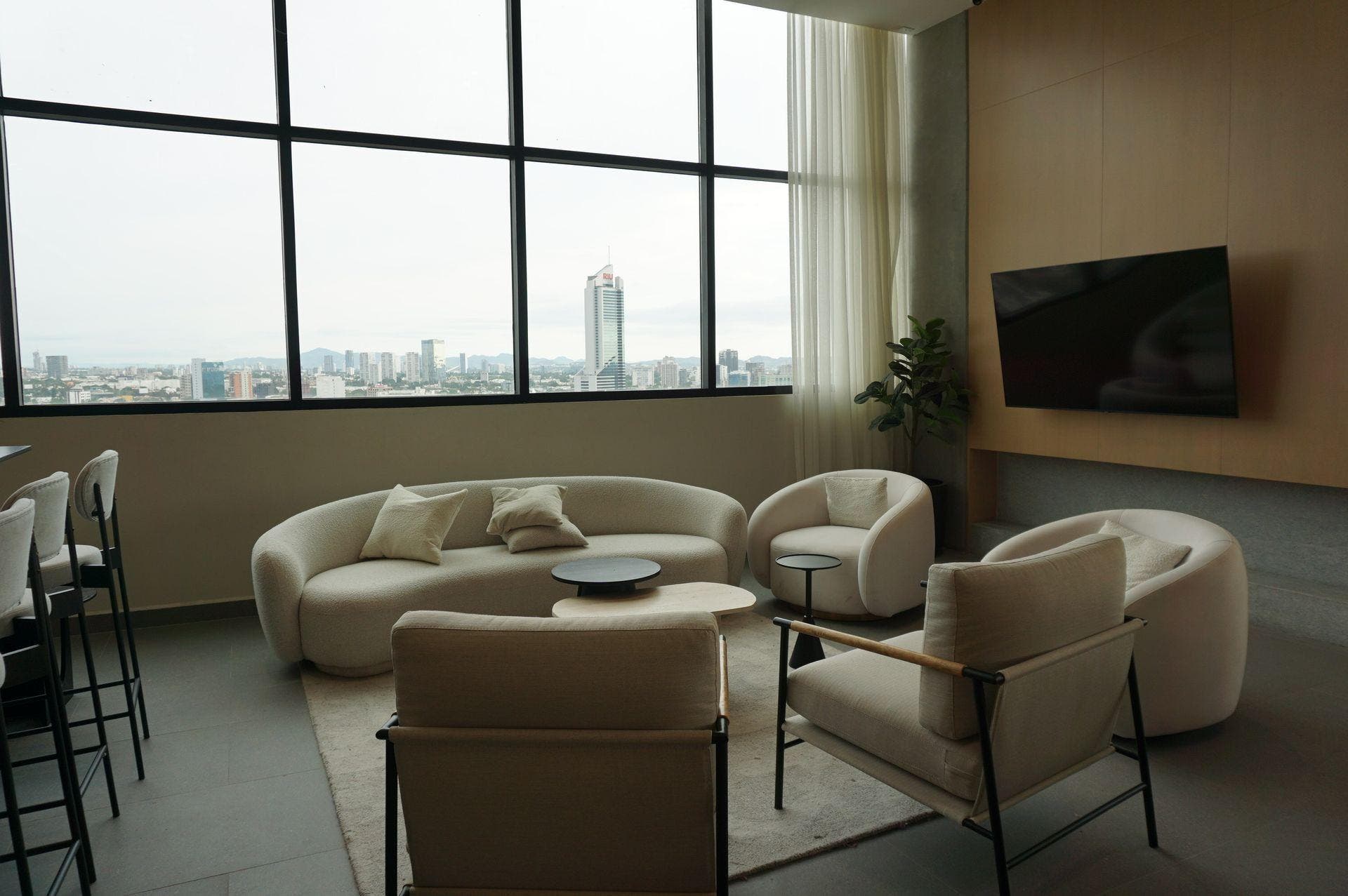 Group therapy room arranged for structured outpatient recovery sessions.
