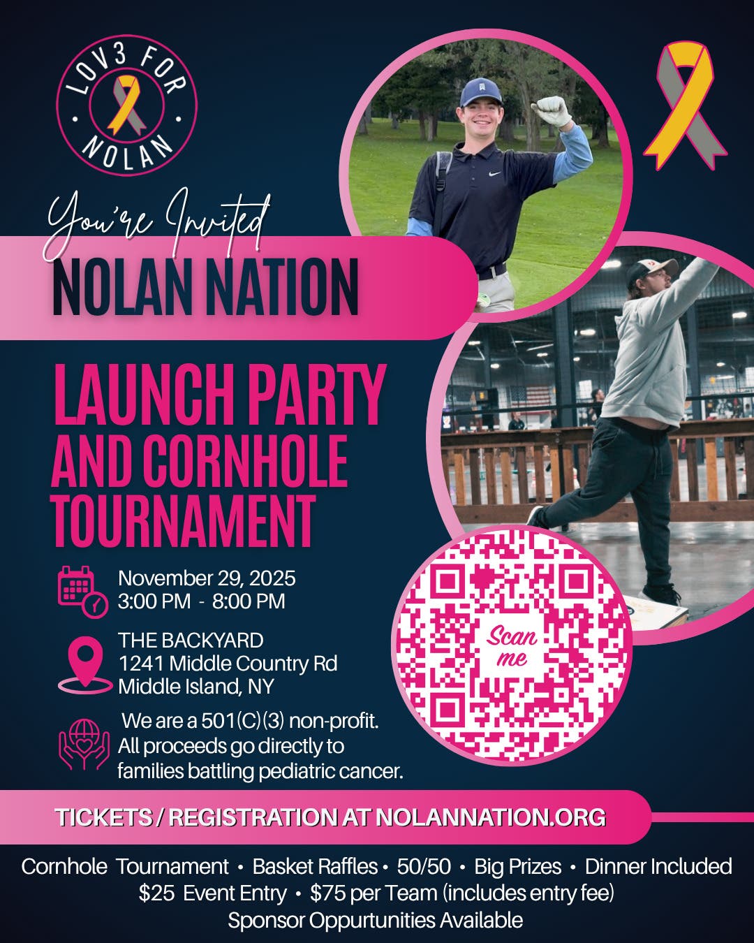 SOLD OUT!   Nolan Nation Launch Party