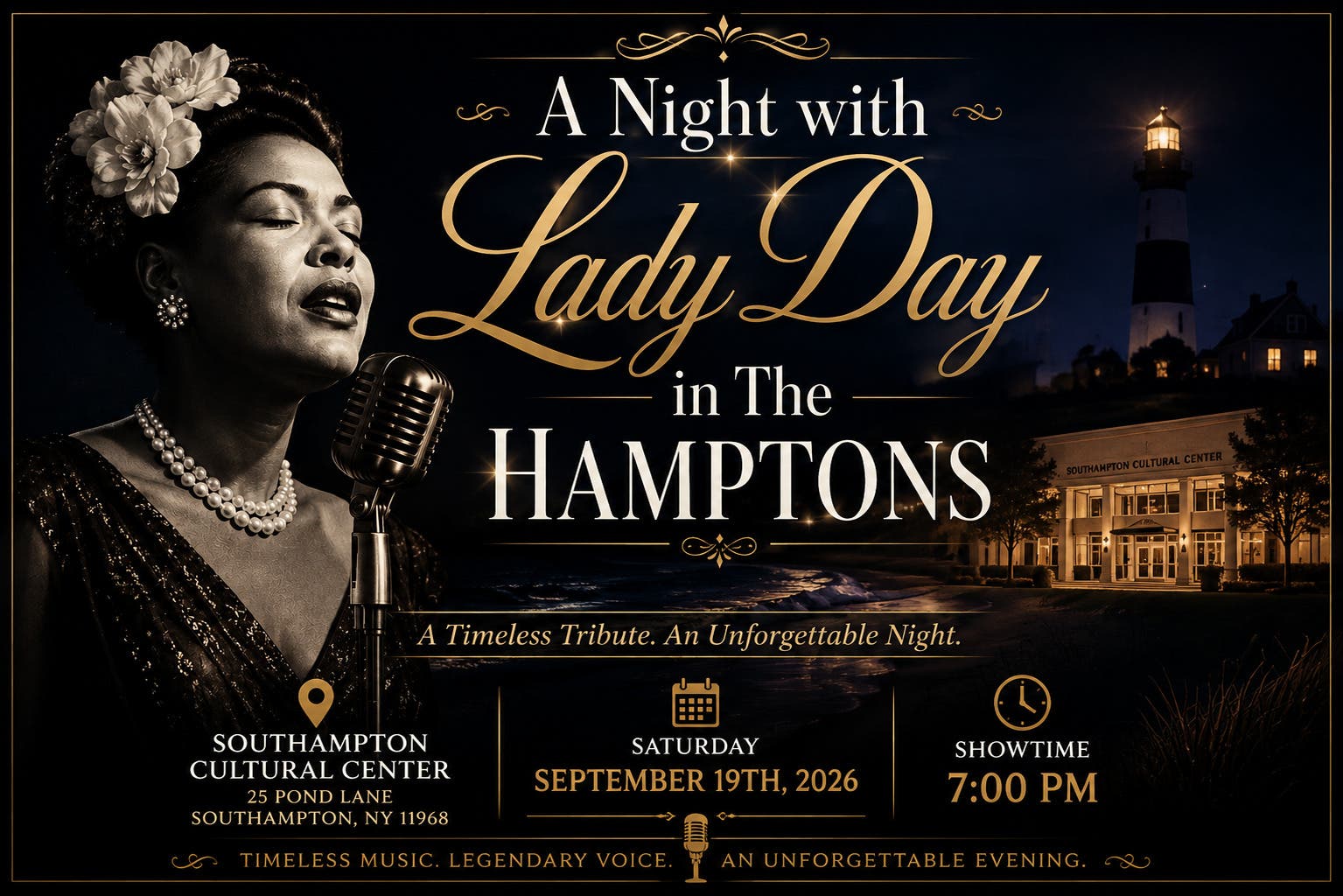 A Night with Lady Day in The Hamptons