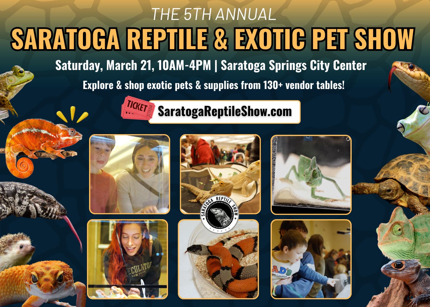 5th Annual Saratoga Reptile & Exotic Pet Show