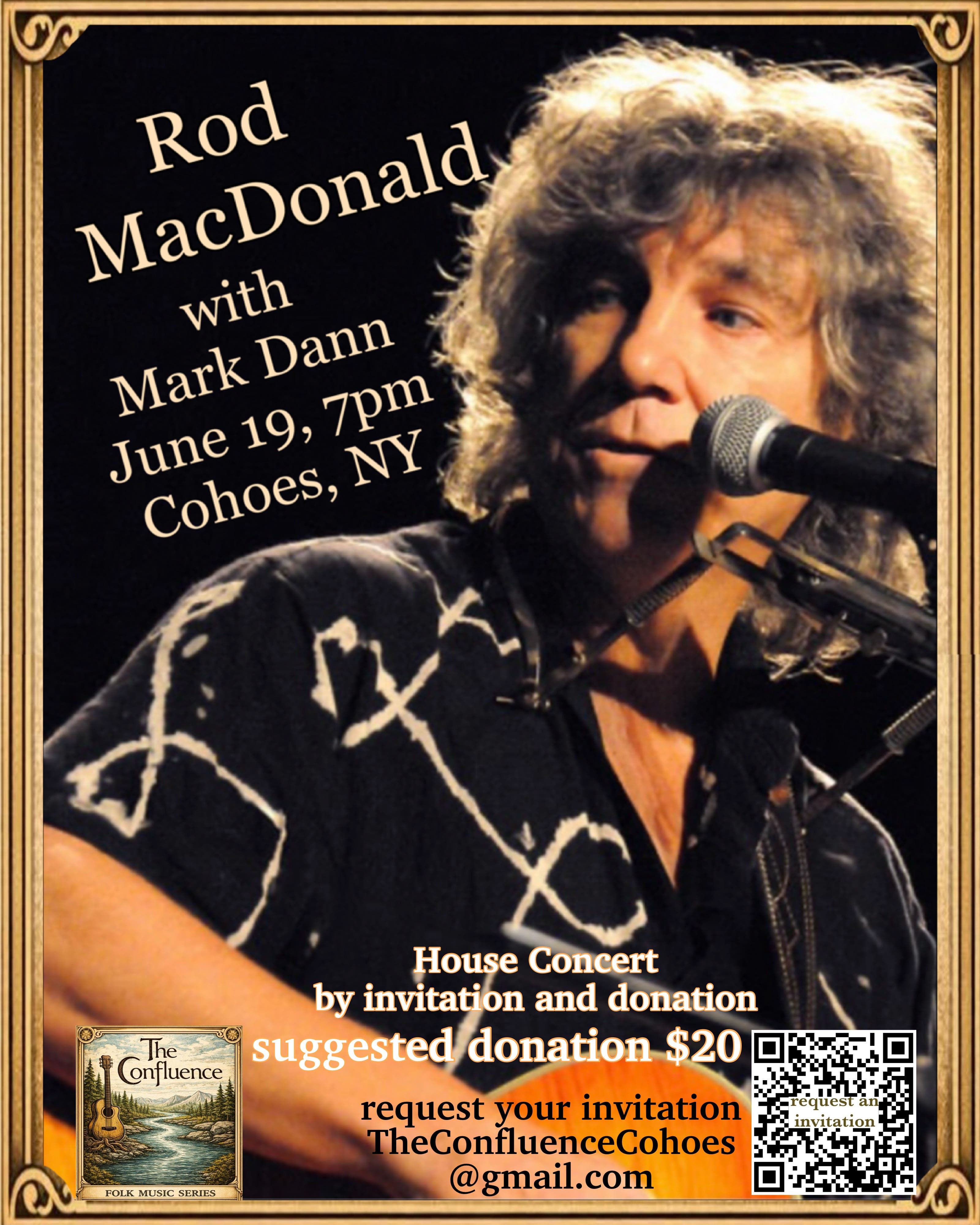 House Concert Rod MacDonald with Mark Dann