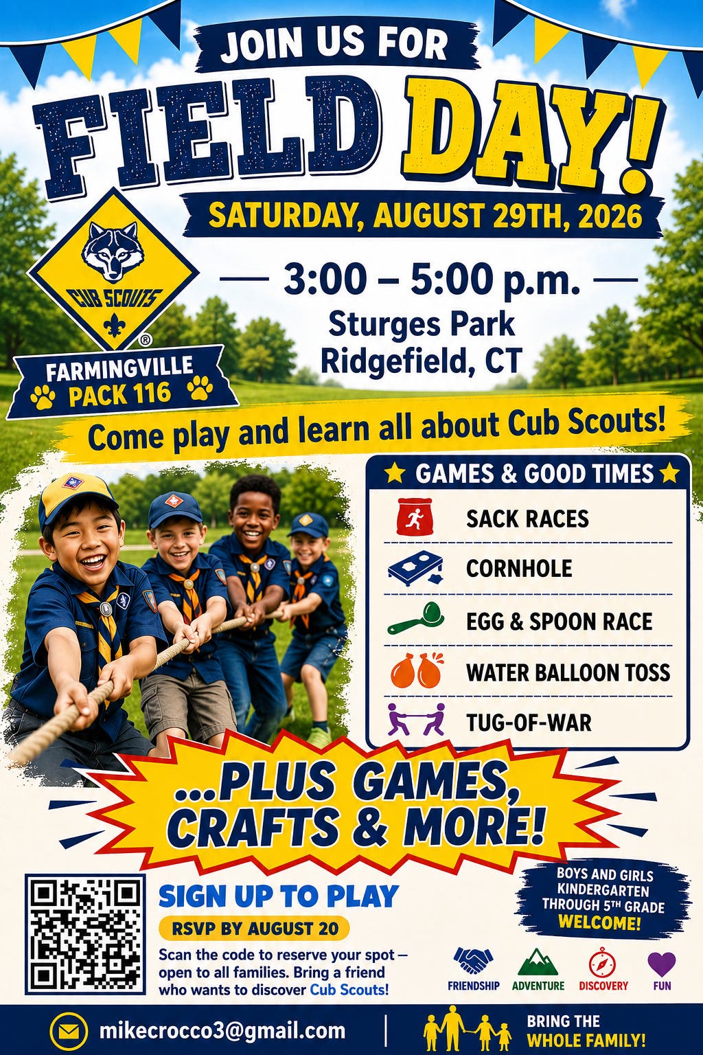 Cub Scout Field Day!