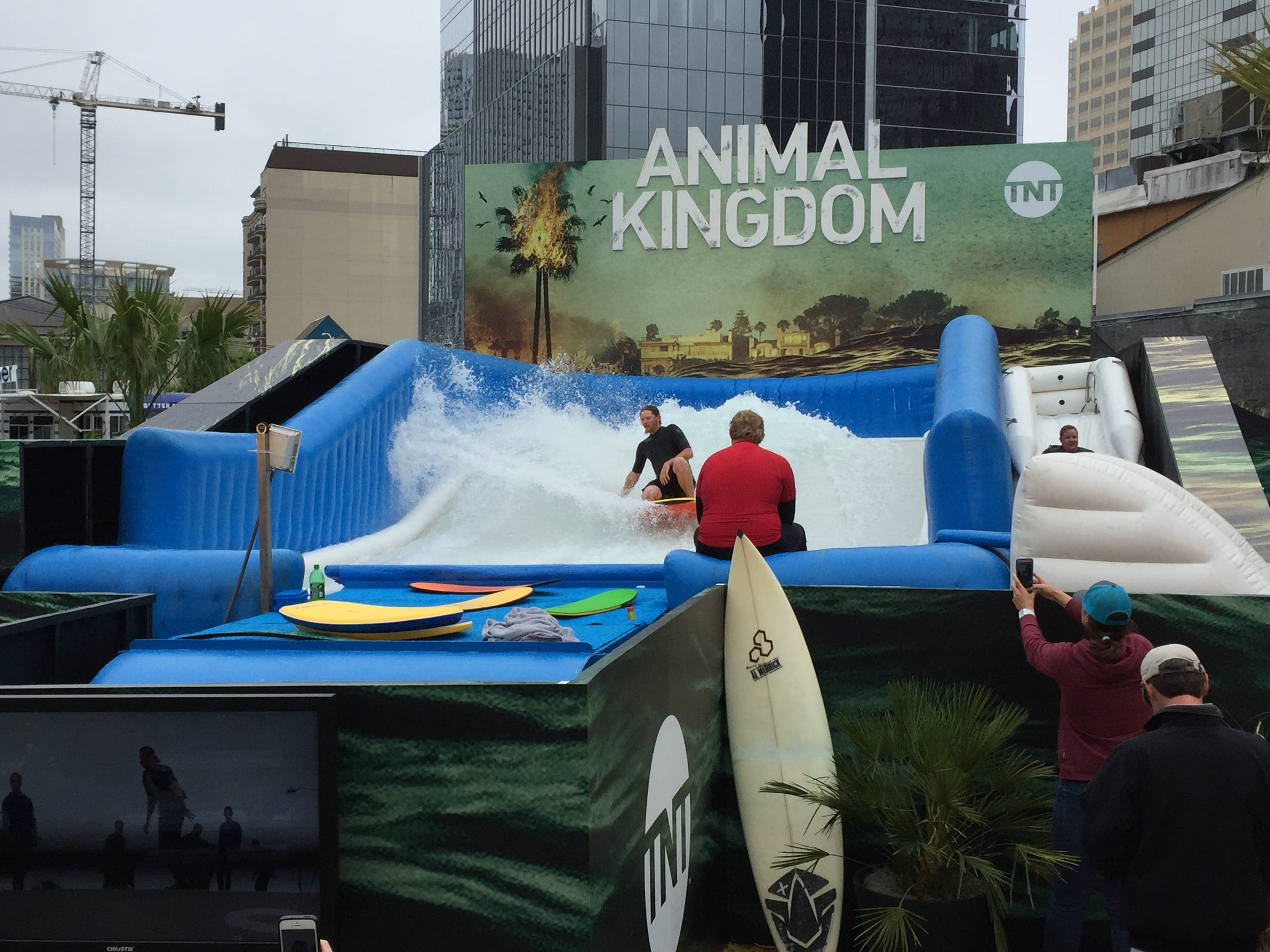 SXSW Animal Kingdom Activation Surfing in Downtown Austin, Texas SXSW Animal Kingdom Activation Surfing in Downtown Austin, Texas