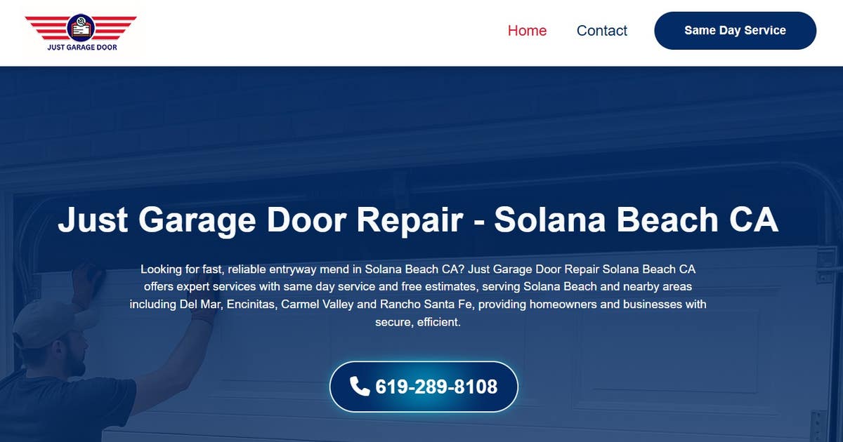 Just Garage Door Repair Solana Beach CA
