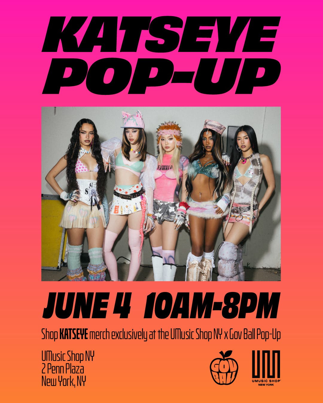 KATSEYE Pop-Up at UMusic Shop NY