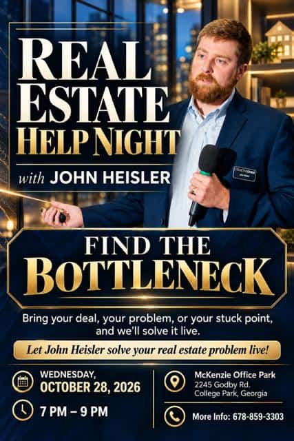 Real Estate Help Night With John Heisler