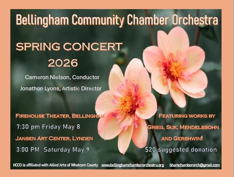 Bellingham Community Chamber Orchestra Spring 2026 Concert