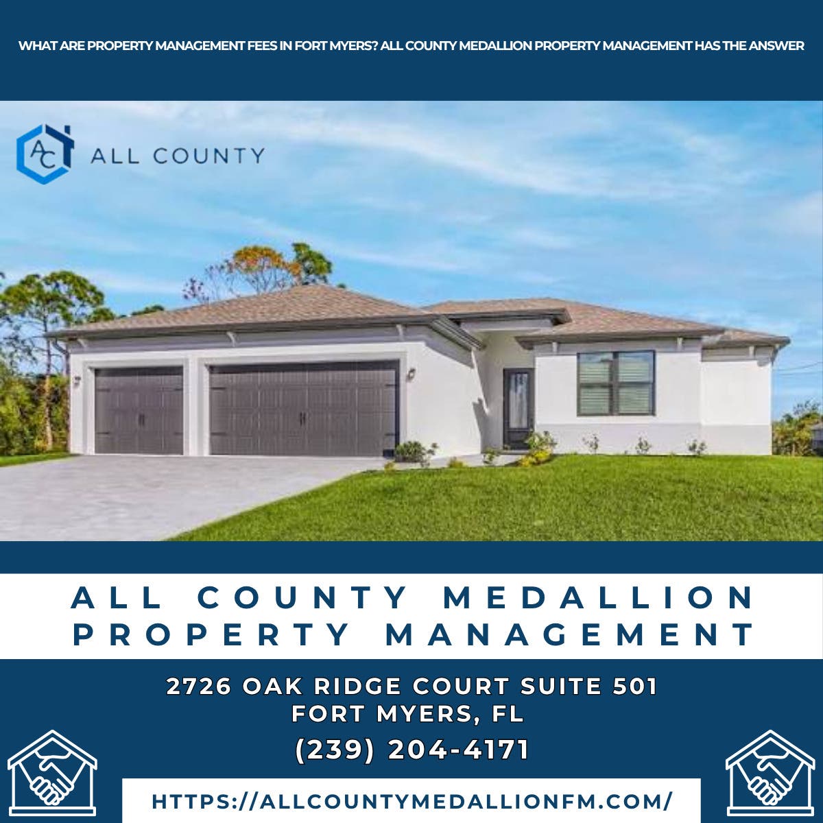 What Are Property Management Fees in Fort Myers? All County Medallion Property Management Has the An