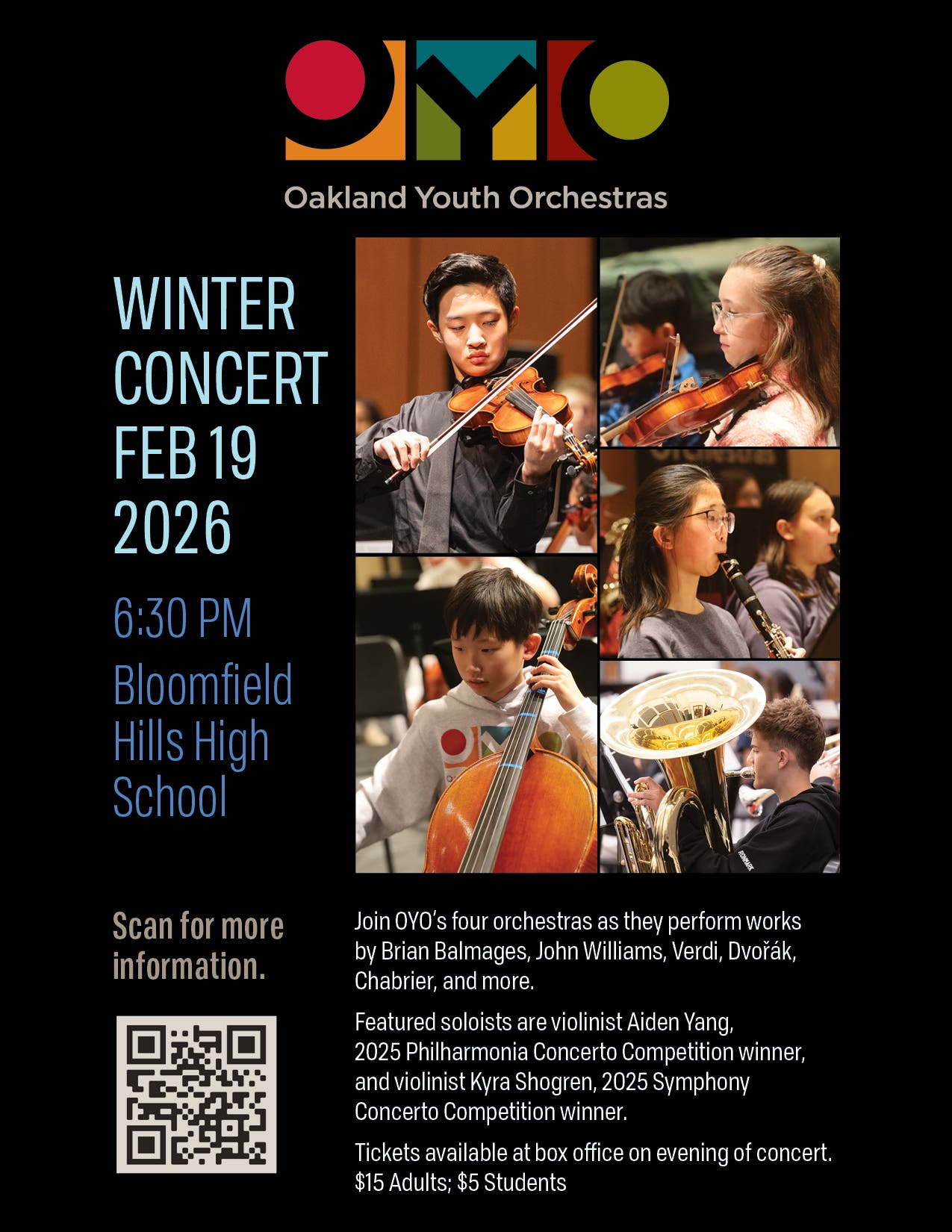 Oakland Youth Orchestras Winter Concert