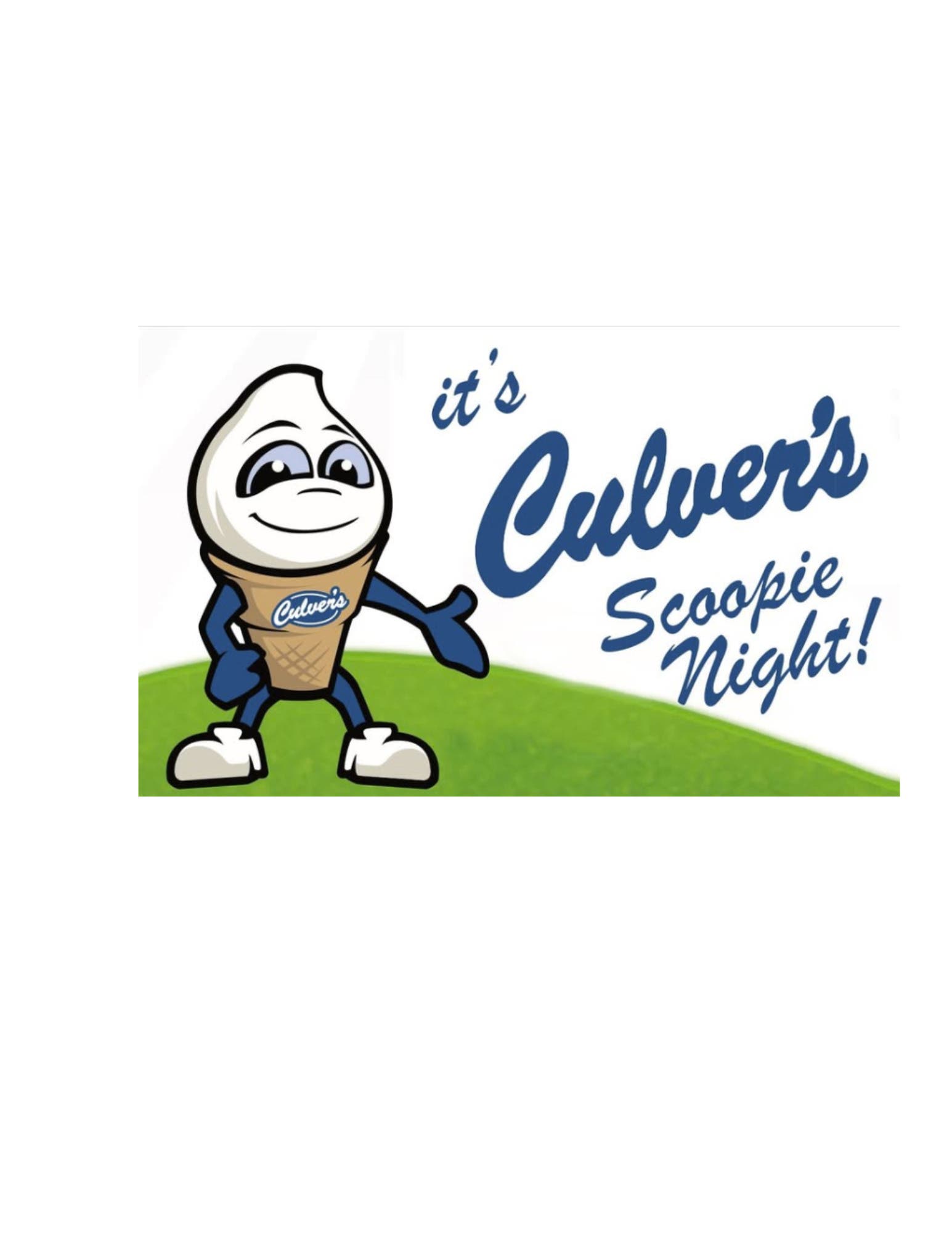 Culver's Scoopie Night at the Culver's in Mukwonago 