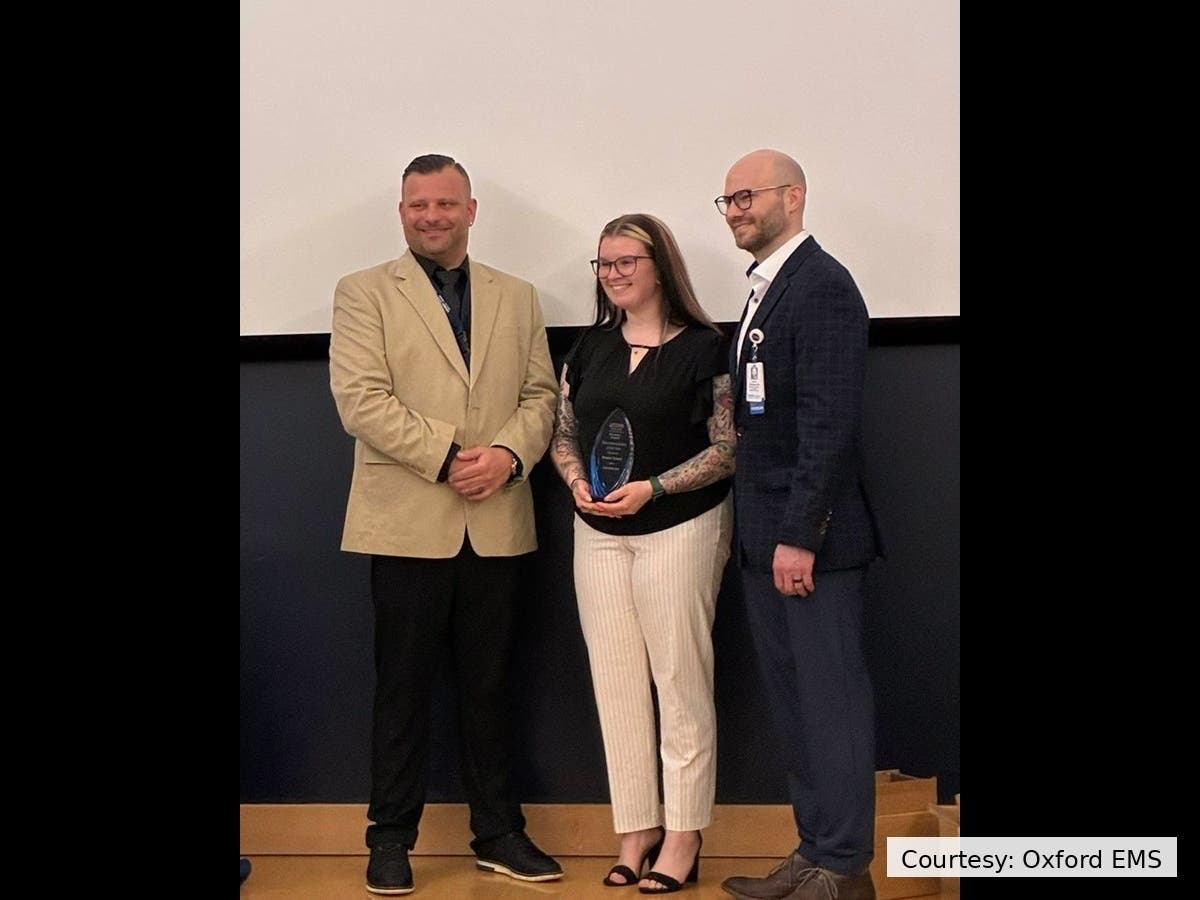 Two Oxford EMS members were honored, and the agency also received a team citation.