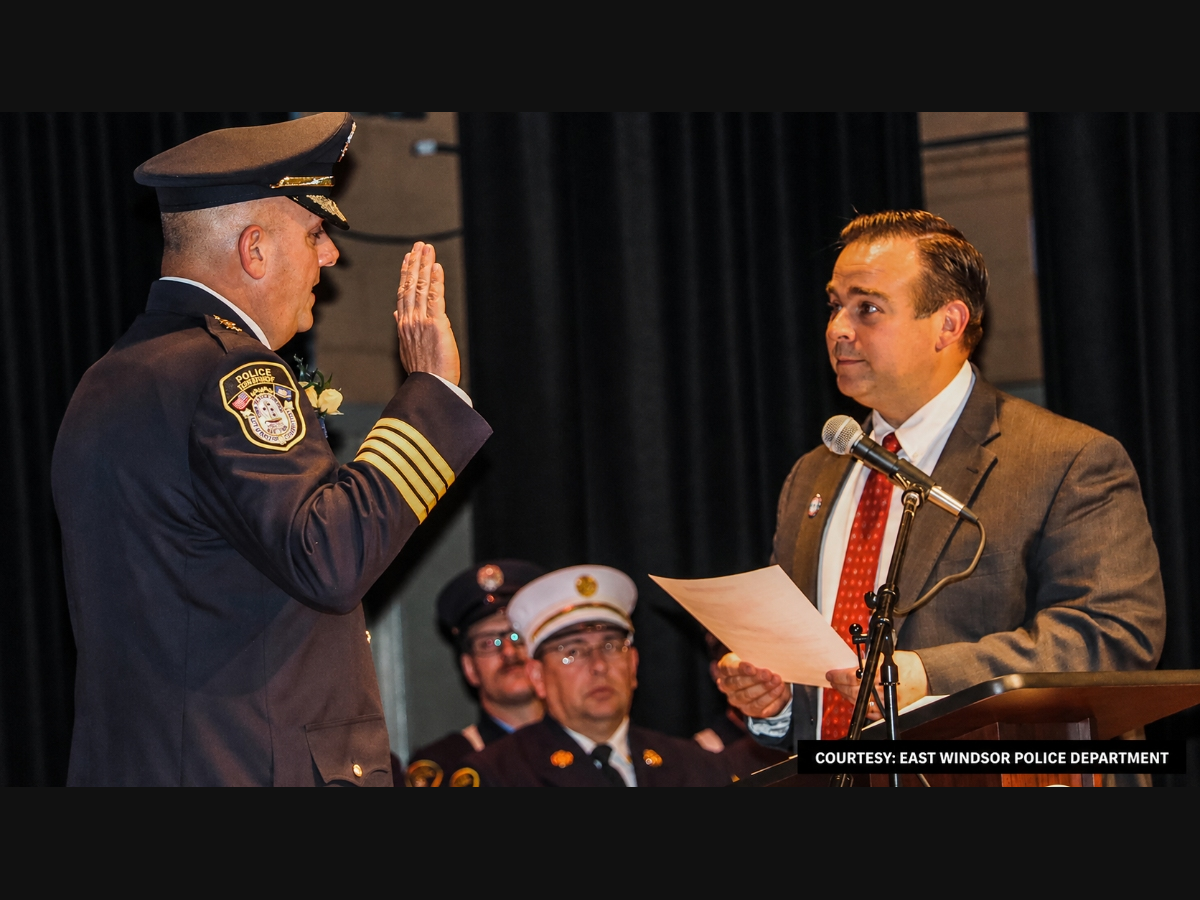 East Windsor Police Chief Matthew Carl is being recognized for 30 years of service to the department and town.