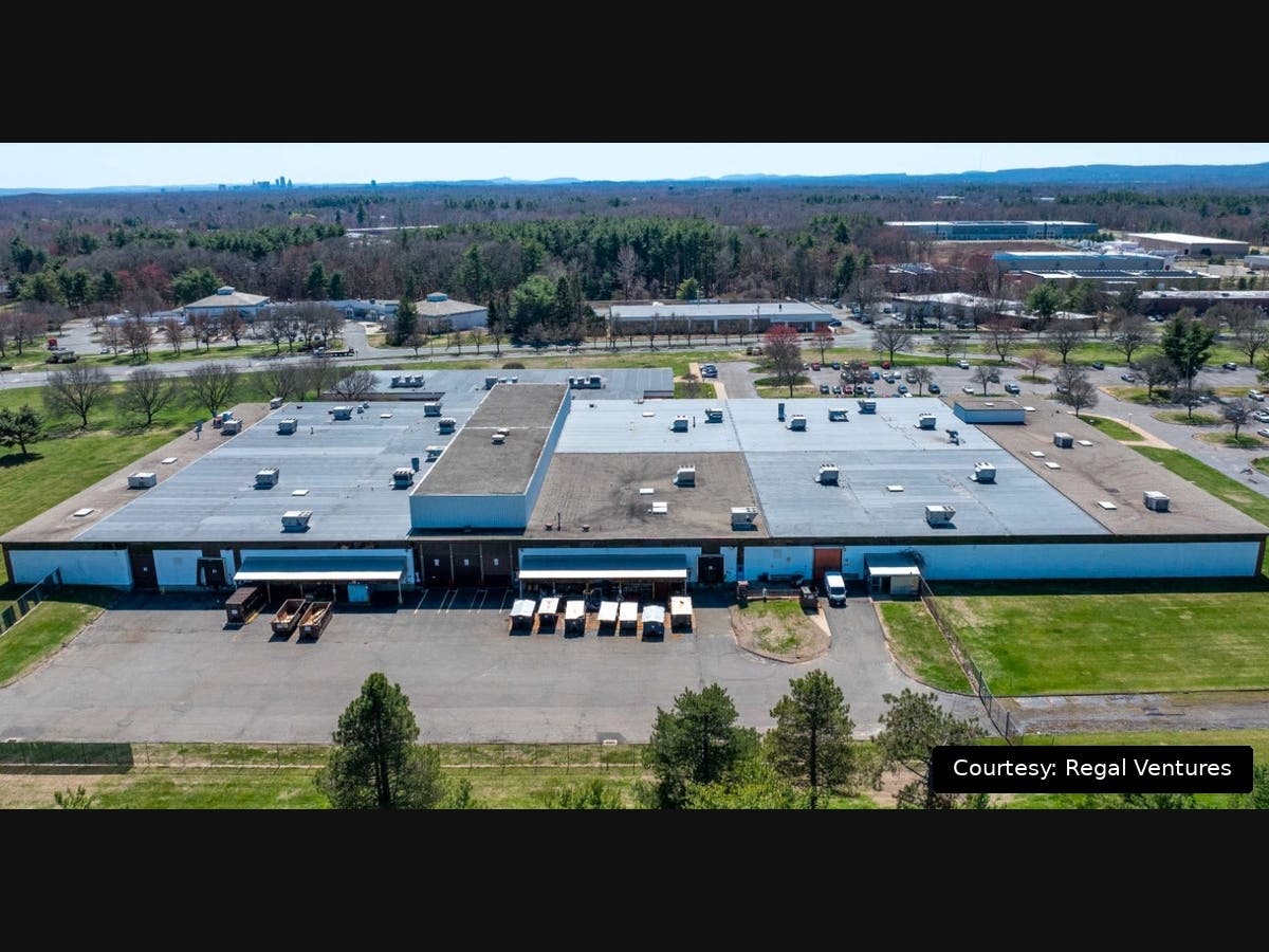 The industrial property at 600 Day Hill Road in Windsor, occupied by Spencer’s manufacturing operation.