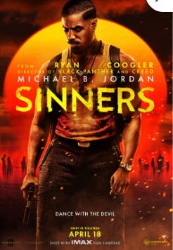 Come See Sinners on Friday, July 31st, 2026, At Rooftop Cinema Club