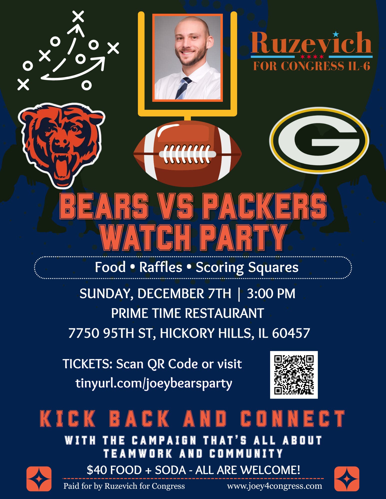 Bears vs Packers Watch Party