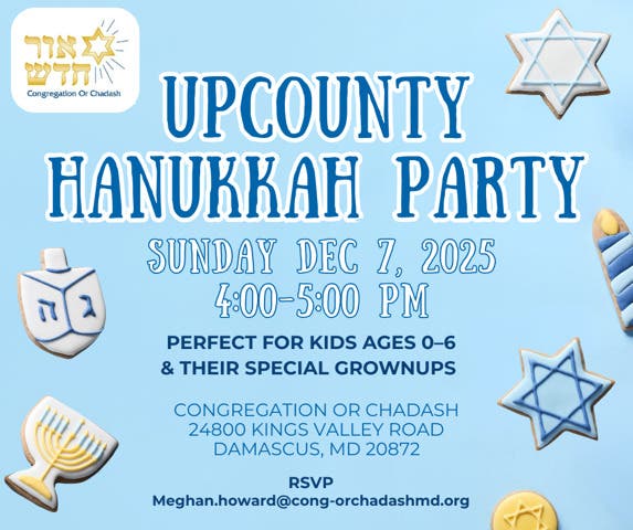 Upcounty Hanukkah Party
