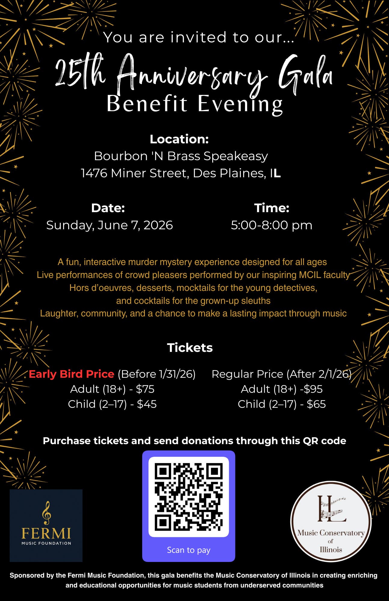 Music Conservatory of Illinois 25th Anniversary Fundraising Gala