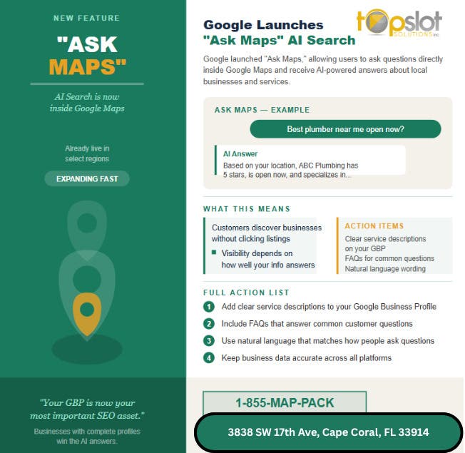 🚀 Google’s “Ask Maps” Is Changing Local Search Forever