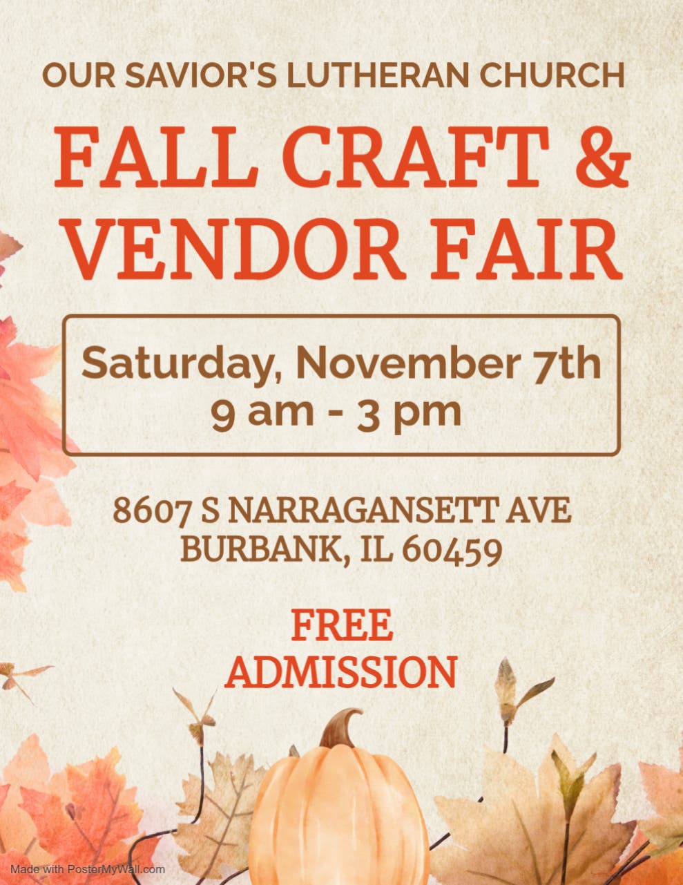 Fall Craft & Vendor Fair