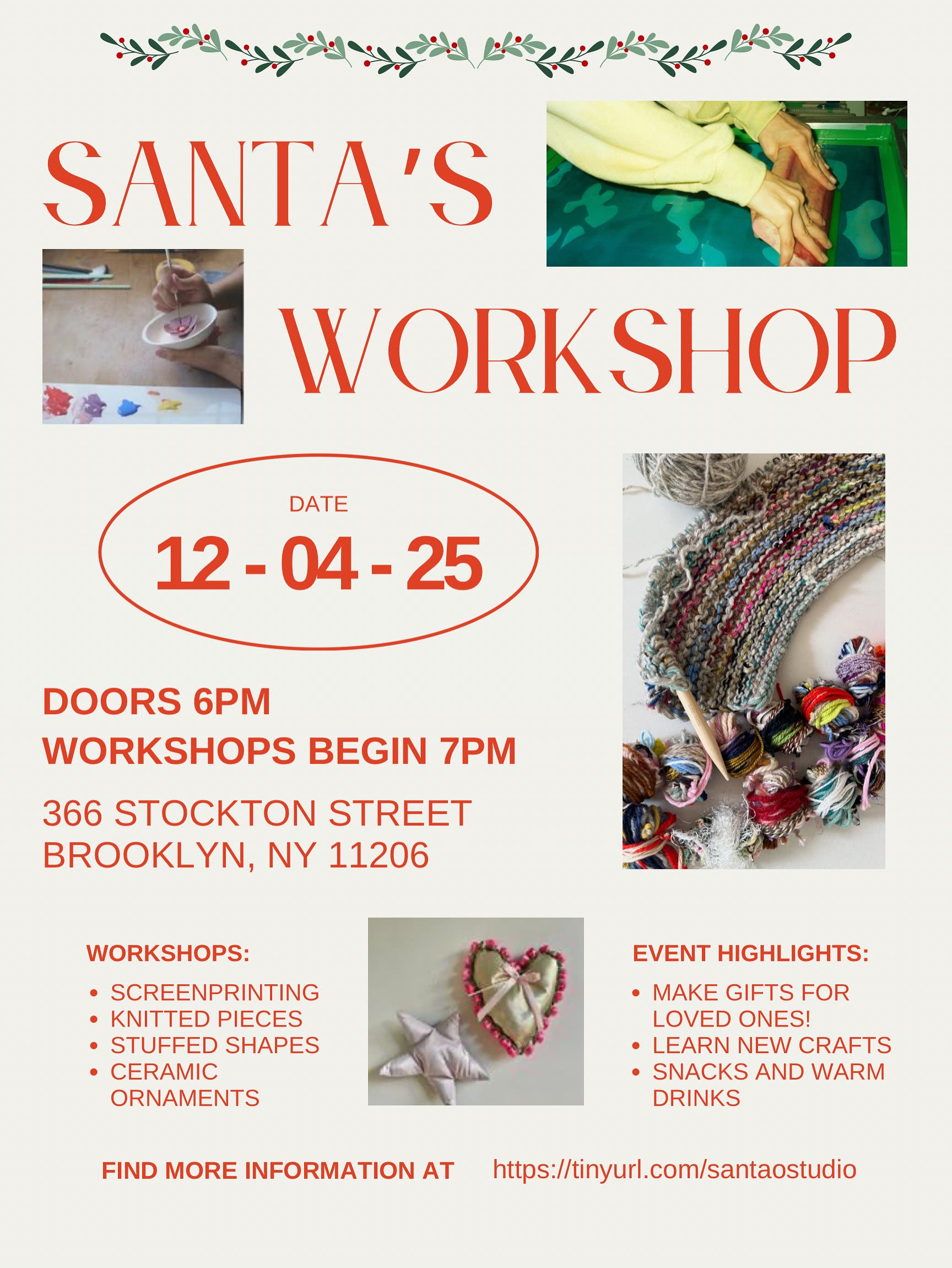 Dec 4 | Santa's Workshop | Brooklyn, NY Patch