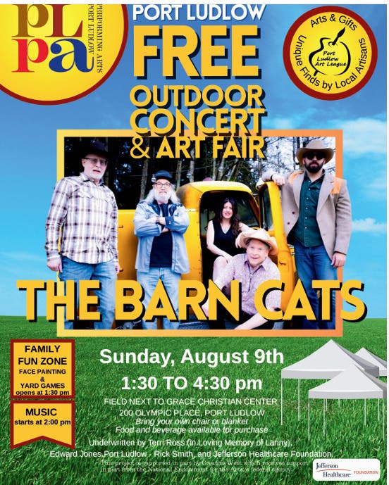 PLPA and Port Ludlow Art League present a free concert/art/games!