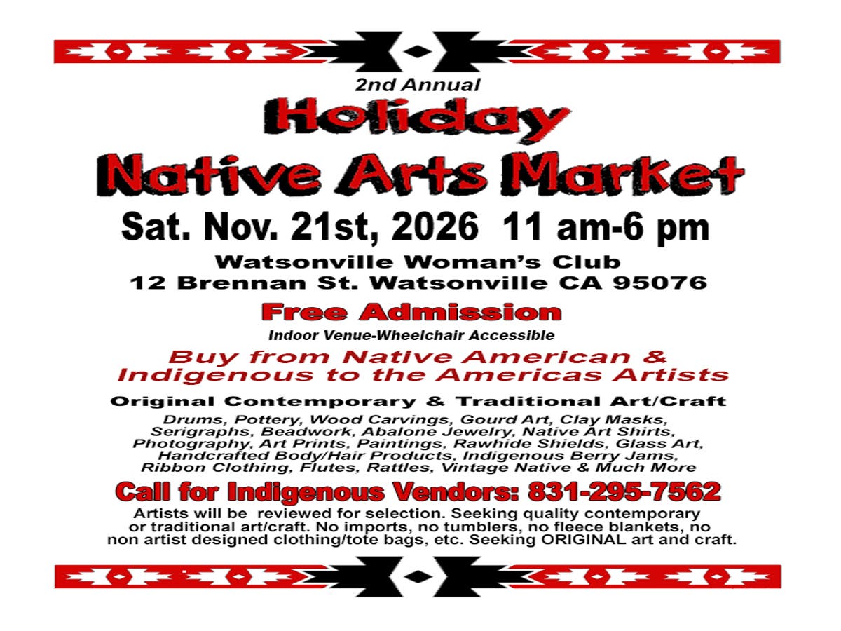 2nd Annual Holiday Native Arts Market