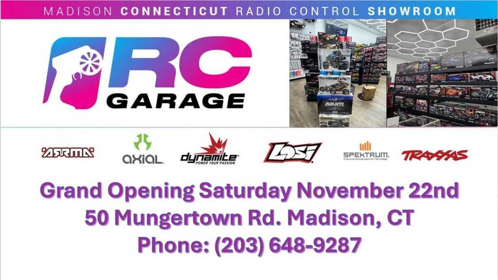 Grand Opening of RC Garage 10:00 AM - 5:00 PM