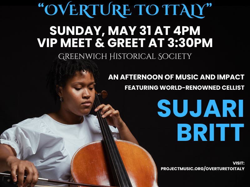 Sujari Britt to Perform at Greenwich Historical Society
