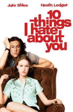 Come See 10 Things I Hate About You on Sunday, July 19, 2026, At Rooftop Cinema Club