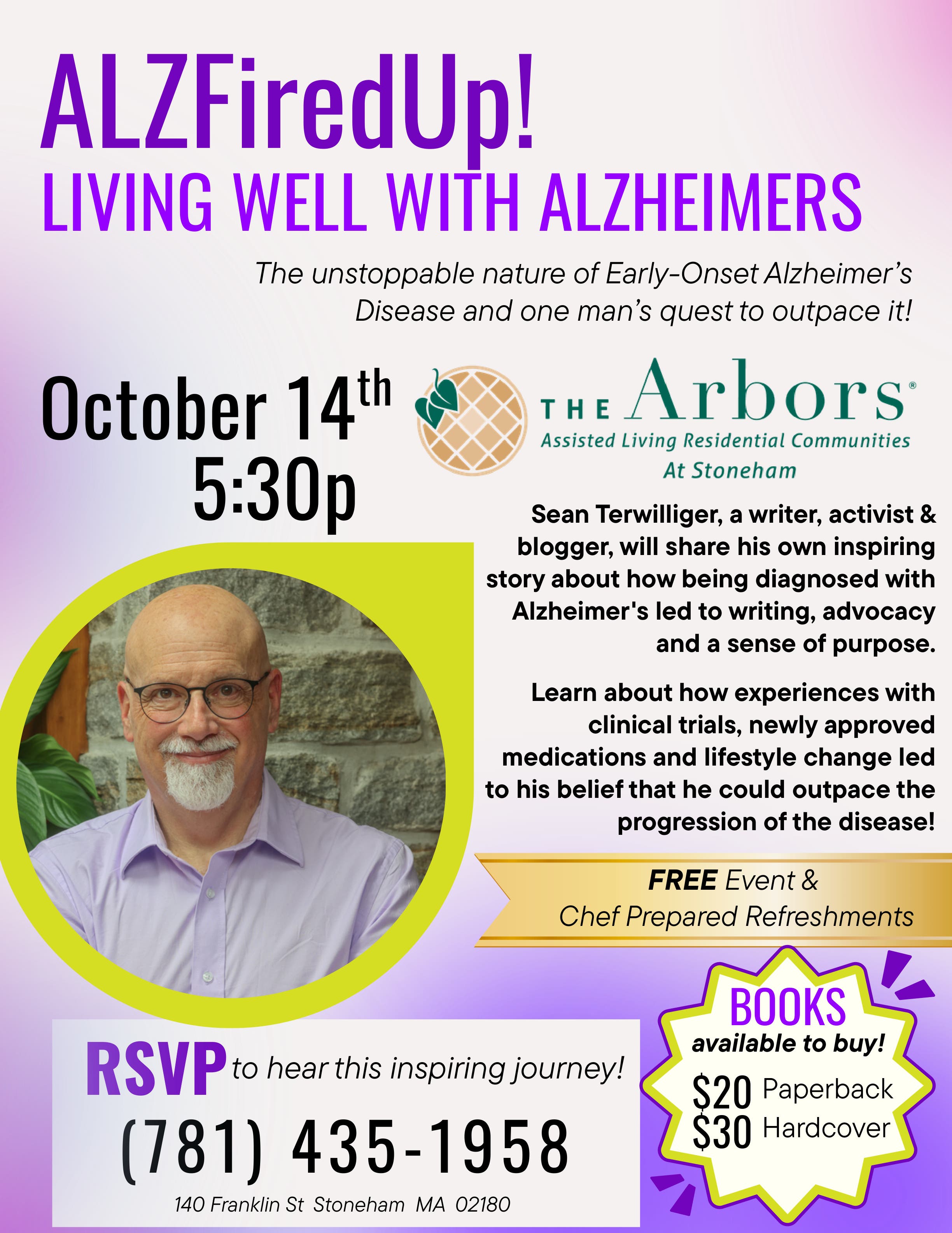 Meet the Author: ALZFiredUp! Living Well with Alzheimer’s