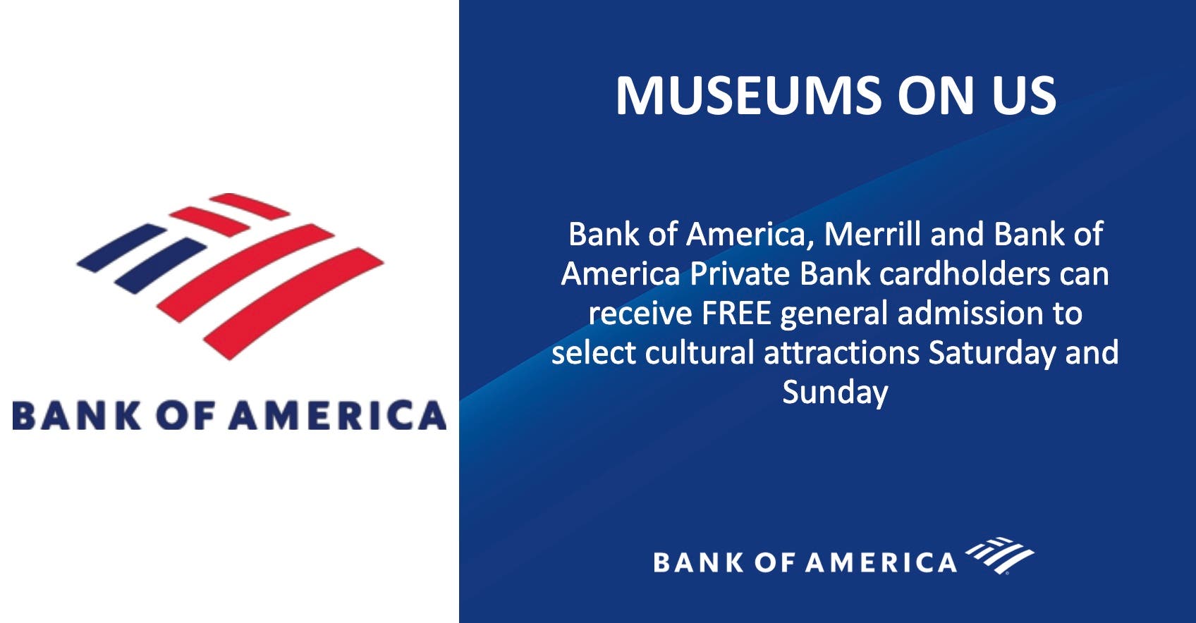 Bank of America Museums on Us Offers Free Admission Sept. 5-6