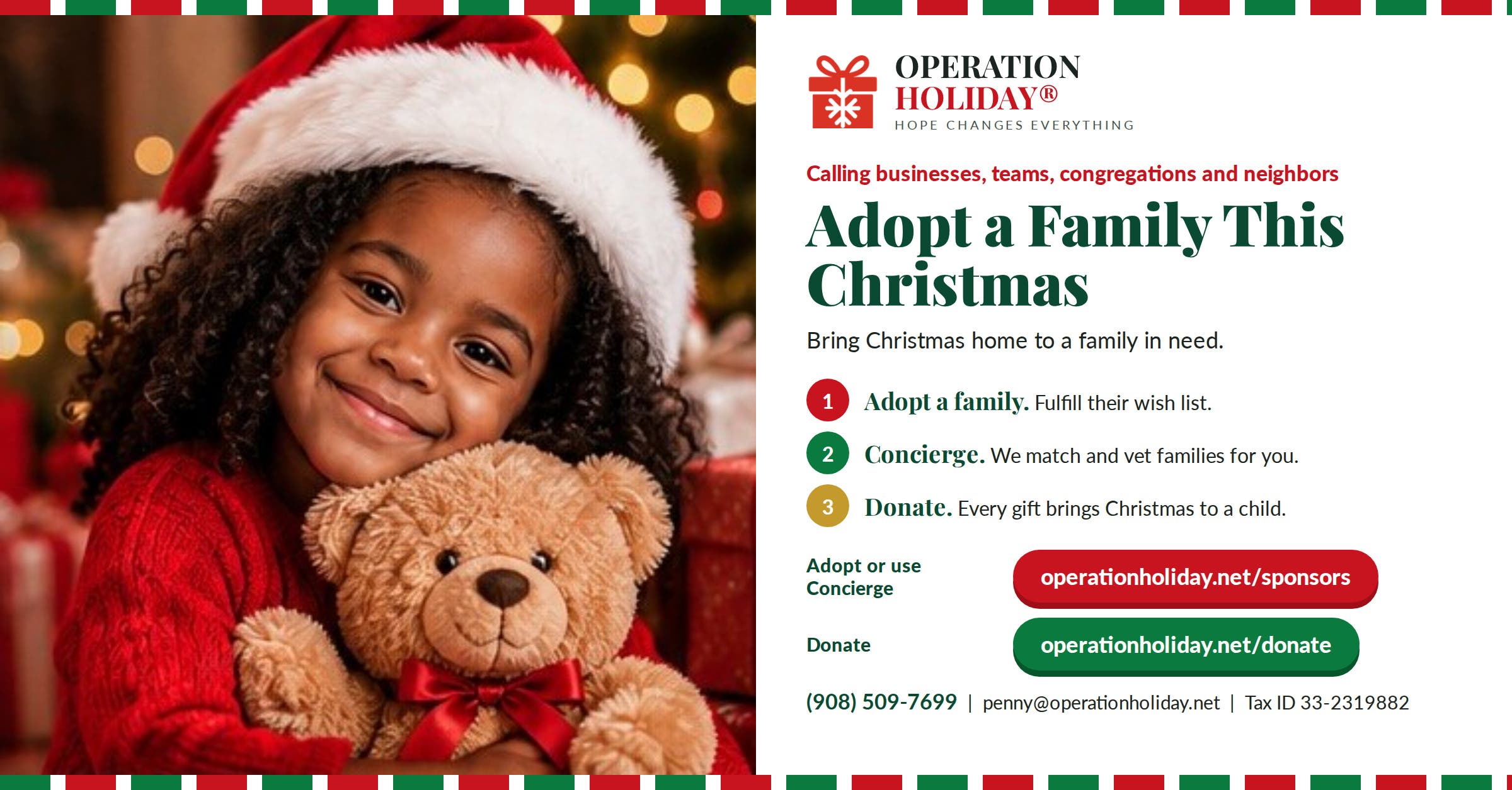 Adopt a Family This Christmas with Operation Holiday®